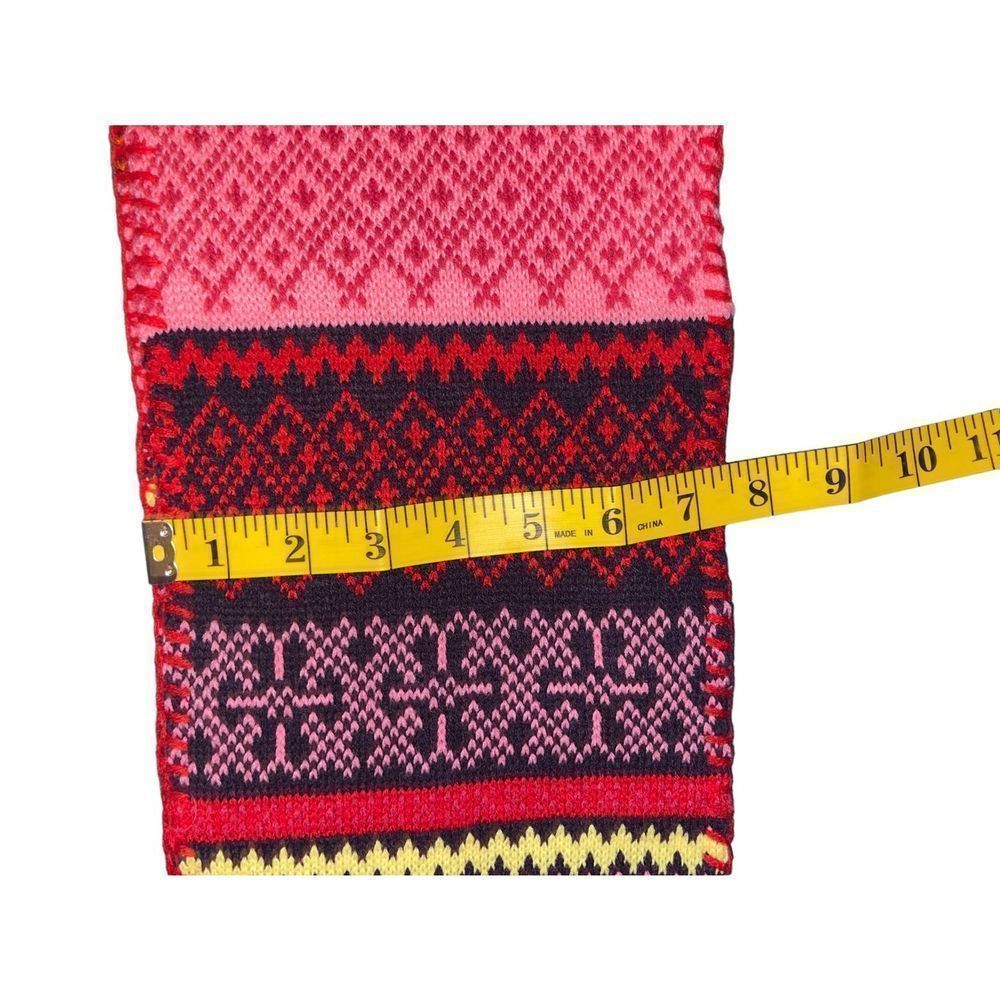 Colorful Holiday Infinity Scarf - Picture 4 of 5